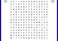 Winter Holiday Word Search: A Fun Activity for You and Me