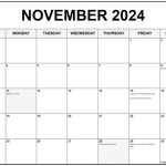 November 2024 Calendar with Holidays: Your Ultimate Guide