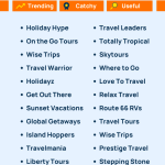 Business Name Suggestions for Travel Agency: Expert Tips to Get You Going