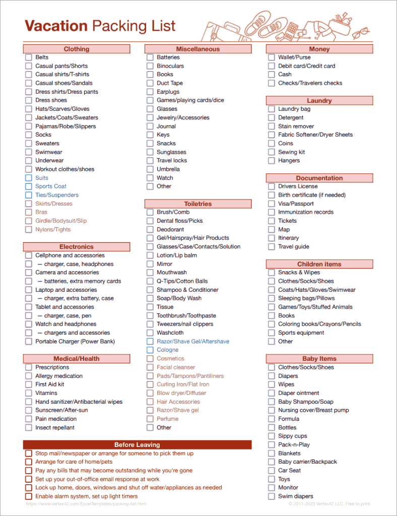 Content image for The Essential Packing List for Every Type of Trip